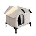 thumbnail image 2 of Almencla Homeless Pet Tent House Warm Pet Warm Shelter for Community Backyard Outside L, 2 of 8