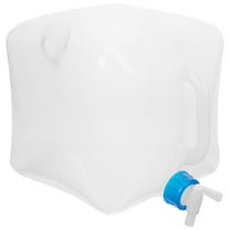 HEATSHAKING Camping Water Container Large Capacity Water Storage Bag Transparent Ldpe 1Pcs