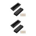 thumbnail image 2 of serony 2pieces Easy-to-install Door Drawer Handles Quick And Rust-resistant black 2Set, 2 of 6