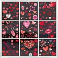 thumbnail image 5 of 9 Sheets Valentine's Day Window Clings Stickers Decorations,Love Heart Window Decorations Valentine's Window Decals for Home,Office,Valentines Party, Wedding, Anniversary Holiday Decoration Supplies, 5 of 10