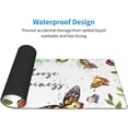 thumbnail image 3 of Butterfly Choose Happiness Gaming Mouse Pad Butterflies Large Mouse Pad (31.5x11.8 Inch) Non-Slip Rubber Base Large Desk Mat Desk Protector for Home Office Gaming Work, 3 of 5