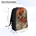 thumbnail image 4 of Fotbe Gigantic Skull In Clouds Travel Laptop Backpack, Business Slim Sturdy Laptops Backpack, Water Resistant College School Computer Bag Gift for Men & Women Fits 15.6 Inch Notebook, 4 of 8