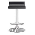 thumbnail image 4 of Tabourets pivotants réglables Winsome Spectrum, noir et chrome - 93329, 4 of 7