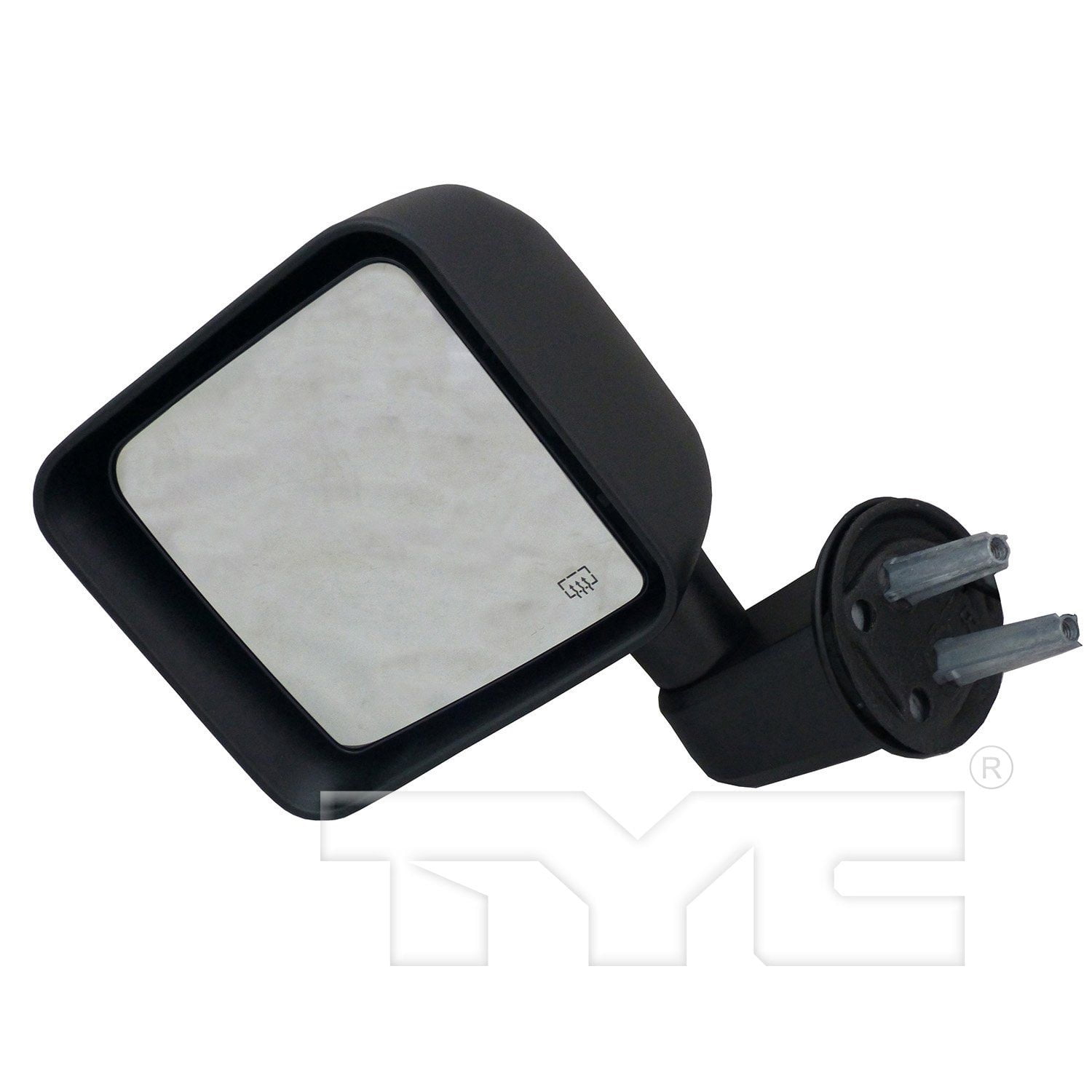 TYC 4130442 for Jeep Wrangler Left Non Heated Replacement Mirror Fits select: 2015-2018 JEEP WRANGLER UNLIMITED