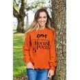 thumbnail image 4 of MOUSYA It's Just A Bunch T-Shirt Women Halloween Sanderson Sisters Long Sleeve Crewneck Casual Pullover Tops, 4 of 9