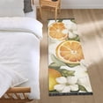 thumbnail image 3 of Yayeee Runner Rug for Bedroom 2'x6' Machine Washable Hallway Non Slip Mat, Oranges Watercolor, 3 of 8