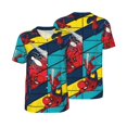 thumbnail image 1 of Spider-Man Men's Short Sleeve Baseball T-Shirt, 1 of 7