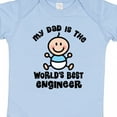 thumbnail image 4 of Inktastic Worlds Best Engineer Dad Boys Baby Bodysuit, 4 of 5