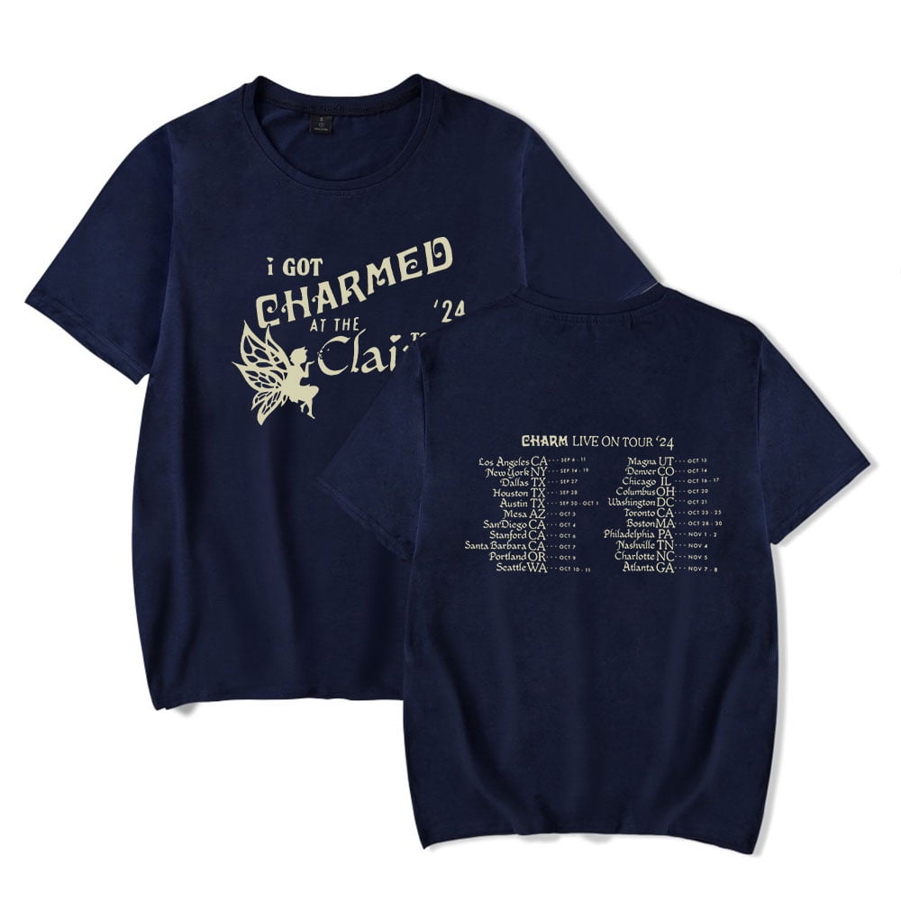 Clairo 2024 The Charm T-shirts Singer Tour Concert Merch Men