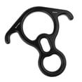 thumbnail image 3 of Descensor Cuerda Para Escalada DYNWAVEMX 8 Rapel Negro 40KN, 3 of 8