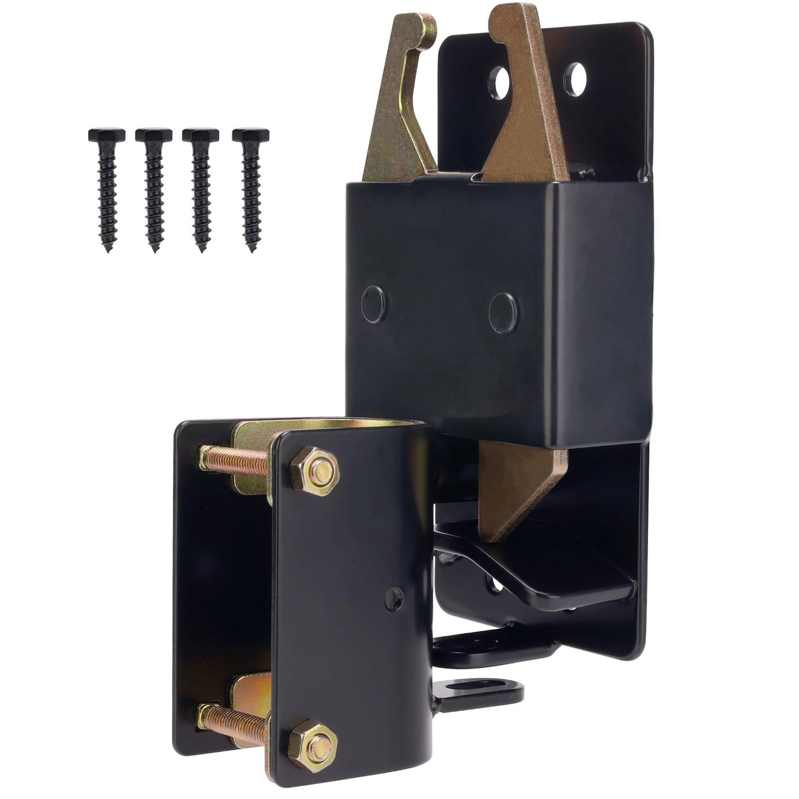 CarpNettore 2 Way Lockable Gate Latch Hardware Metal for 1-5/8" to 2" Tubes High Performance