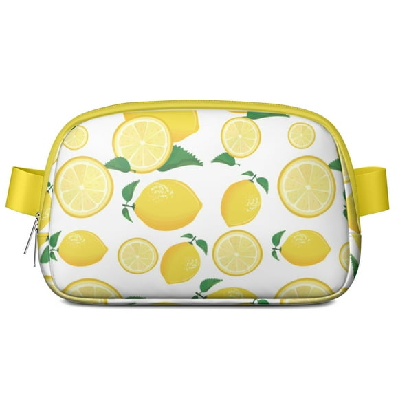 Yellow Lemon Belt Bag – Retro Summer Fruit Fanny Pack for Cute Outfits & Lemon Addicts