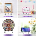 thumbnail image 3 of Iron Display Stand, Black Iron Easel Plate Display Photo Holder Stand, Displays Picture Frames, Cookbooks, Decorative Plates, Tablets and Art 4 -12 Inch, 3 of 8