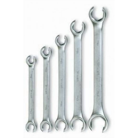 Williams 11692 5-Piece Metric Double Head Flare Nut Wrench Set