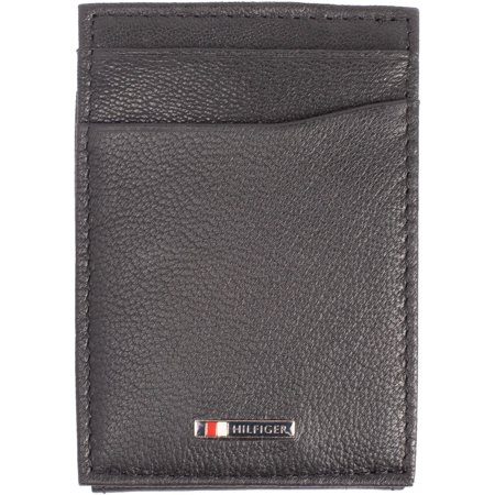 Tommy Hilfiger Mens Lloyd Magnetic Front Pocket Wallet One Size Black