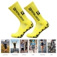 thumbnail image 2 of Calcetines de Fútbol Antideslizantes JShteea Con Ventosa Redonda de Silicona amarillo, 2 of 9