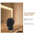 thumbnail image 3 of 2Pcs Wig Display Heads Male Foam Mannequin Wig Stand Wig Holder Hat Display Stand, 3 of 4
