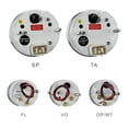 thumbnail image 3 of MOTOR METER RACING 6 Gauge Set Classic with GPS Electrical Speedometer Digital Odometer Black Dial, 3 of 15