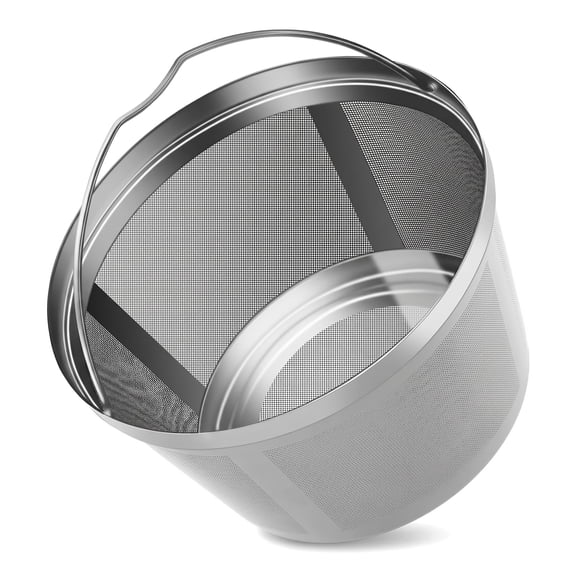 8-12 Cup Stainless Steel Reusable Coffee Filter Basket Durable Permanent Coffee Brew Filter