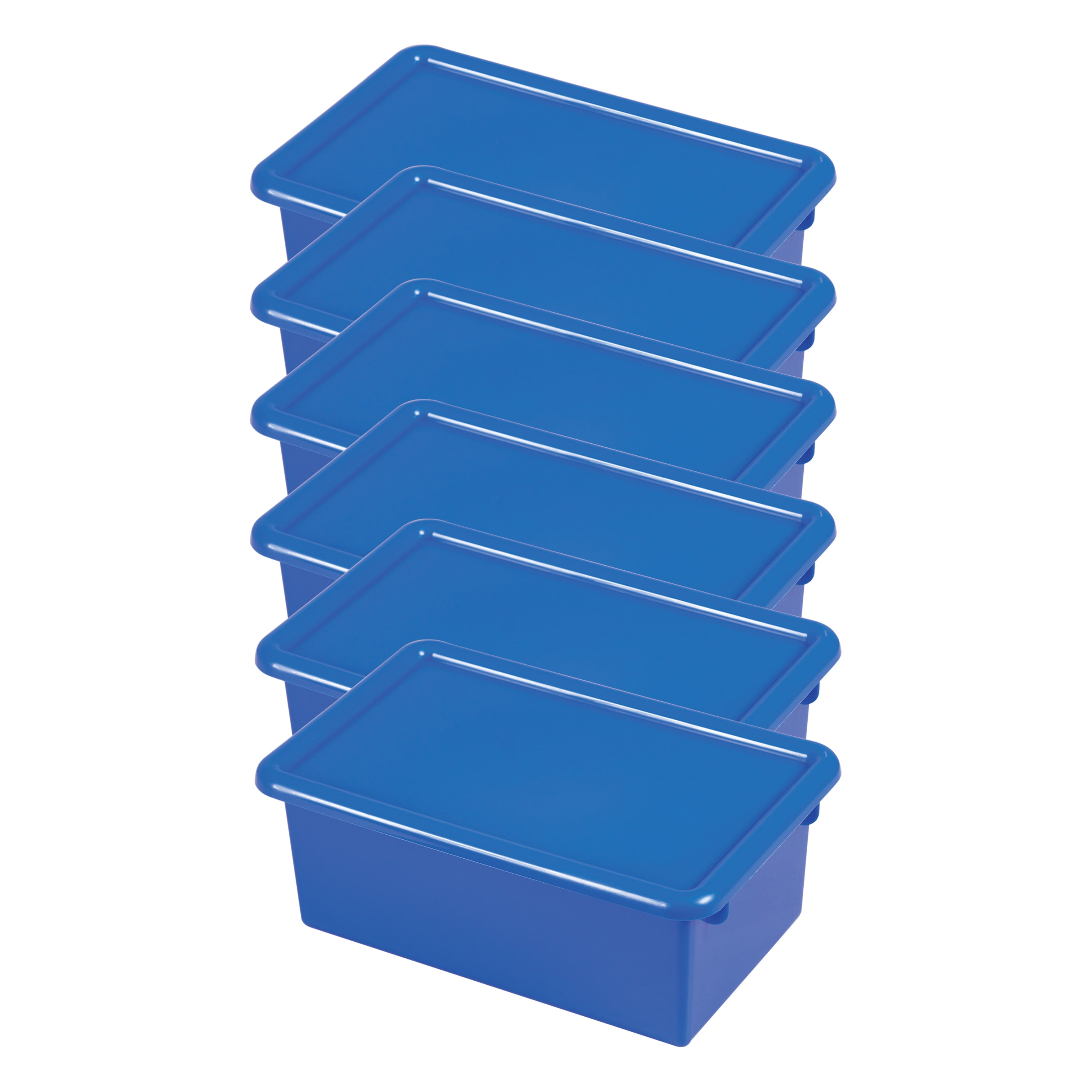 Stack and Store Tub with Lid Blue