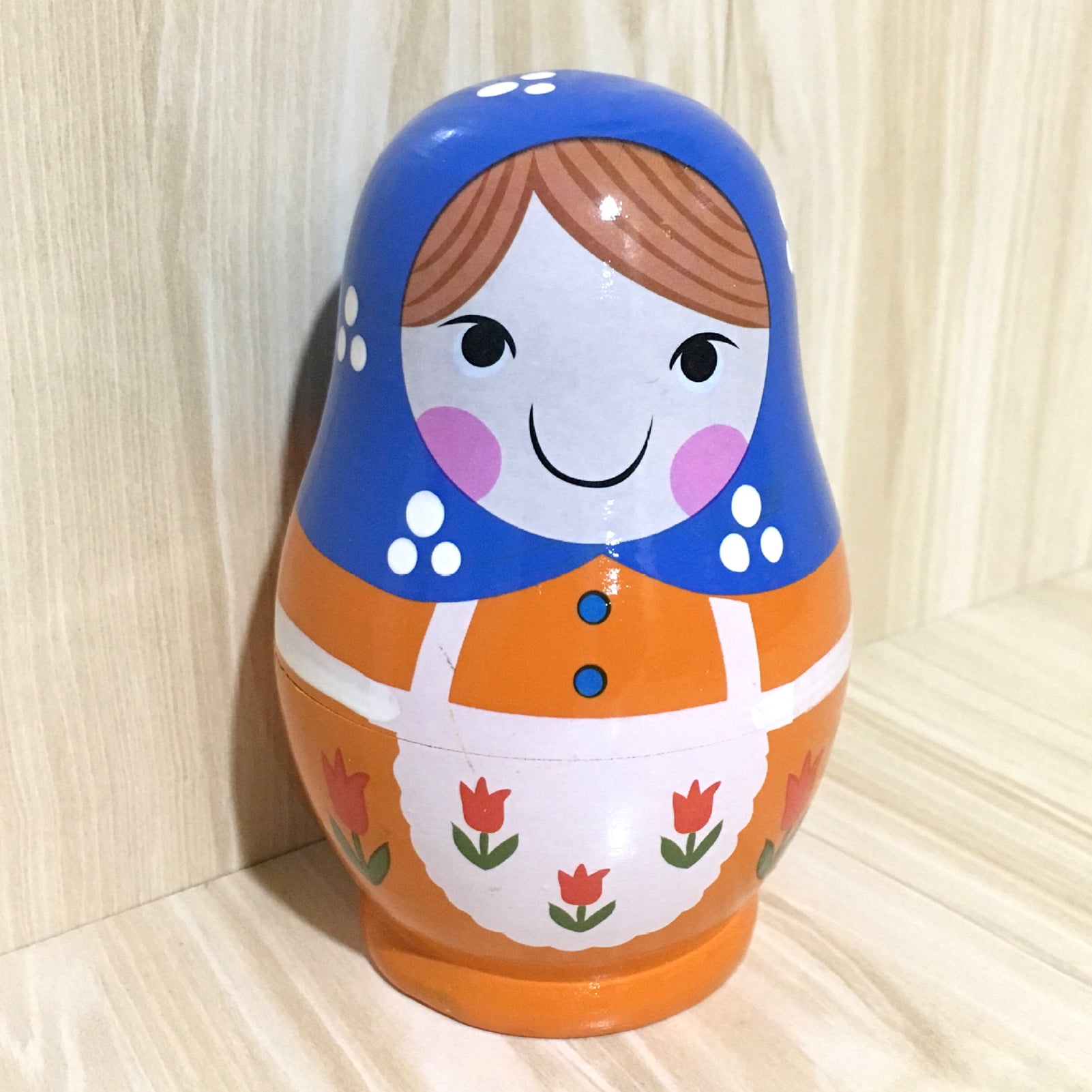 Ludlz 5-piece girls' Russian nested dolls Russian dolls