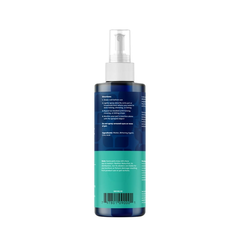 NaturVet Bitter Yuck No Chew Training Aid 8oz Deterrent for