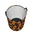 thumbnail image 3 of Daiia Cartoon Pizza Round Laundry Basket with Handles Thickened Waterproof Circular hamper,Dirty Clothes Storage Basket for Bedroom,Bathroom,College Dorm-Medium, 3 of 8