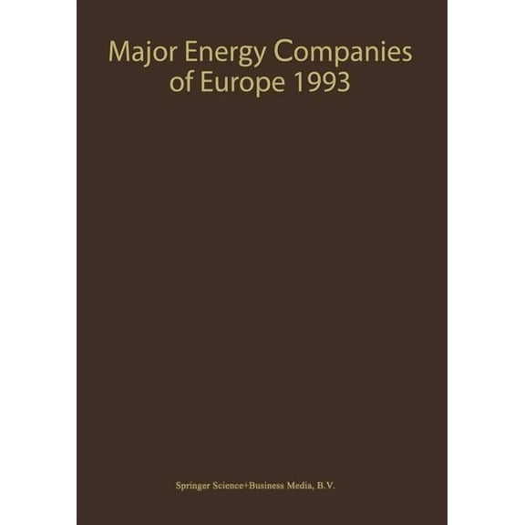 Major Energy Companies of Europe 1993