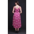 thumbnail image 4 of Bimba Floral Women Printed Sleeveless Midi Strappy Bohemian Beach Dress-Small, 4 of 5