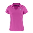 thumbnail image 2 of Women's Cutter & Buck  Pink Chicago Bears Daybreak Eco Recycled V-Neck Polo, 2 of 3