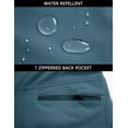 thumbnail image 4 of Little Donkey Andy Men's Quick Dry UPF 50+ Cargo Pants, Stretch Lightweight Outdoor Hiking Pants Gray Dawn XXXL, 4 of 7