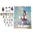thumbnail image 2 of Wooden Jigsaw Puzzles for Adults - Uniquely Shaped Pieces - made in the USA by FoxSmartBox - 190 Pieces - The Trail Foreman, 2 of 6