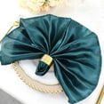 thumbnail image 2 of Efavormart 20"x20" Peacock Teal Wholesale SATIN Linen Napkins For Wedding Birthday Restaurant Party Tableware Decoration - 5 PCS, 2 of 11