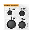 thumbnail image 5 of Sarten Hierro Fundido Xtellar Antiadherente Juego De 4piezas Color Negro, 5 of 5