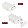 thumbnail image 4 of Uxcell Push Latch Touch Latch 2Pcs Push to Open Door Latch Rebound Self-Locking Latches, White, 4 of 5