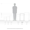 thumbnail image 4 of NINESTARS 13.2 Gallon Rectangular Soft Close Motion Sensor Trash Can, 4 of 5