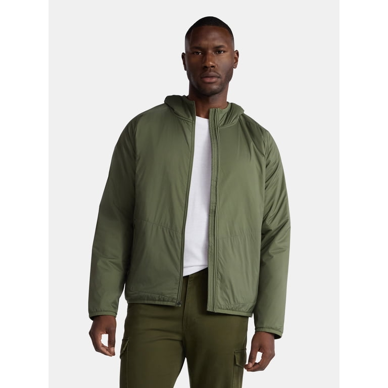 George Men's Lightweight Insulated Hooded Nylon Jacket photo 1