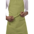 thumbnail image 2 of Chef Works Unisex Butcher Apron, Adjustable Bib Cooking Apron with Pocket, Lime, 2 of 8