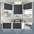 thumbnail image 5 of Chicology Cordless Roman Shade, Blackout, Lexington Pebble, 34"W X 72"H, 5 of 5