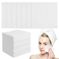 MIPCASE 200pcs Square Makeup Cotton Pads, Soft Facial Cotton Pads Non-Woven Makeup Remover For Daily Skin Care (White)