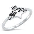 thumbnail image 1 of All in Stock Sterling Silver Flying Eagle Ring Size 7, 1 of 3