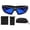 Black, variant on YAHHU Golf Ball Finding Glasses PC HD UV Protection Cycling Goggles Black 7.87 inches / 20 cm