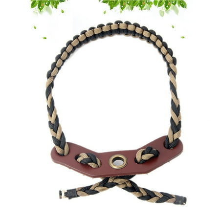 Baade Archery Compound Bow Adjustable Braided Cord Bow Wrist Sling Strap for Hunting Practice Sports Accessories