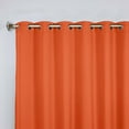 thumbnail image 2 of Superior Blackout Solid Light Filtering Grommet Curtain Panel Set, 70" x 120", Rust, 2 of 9