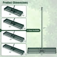 thumbnail image 3 of Gymax 30'' x 10'' Heavy Duty Lawn Level Tool for Soil w/ 67'' Handle Dirt Ground Leveler Green, 3 of 9