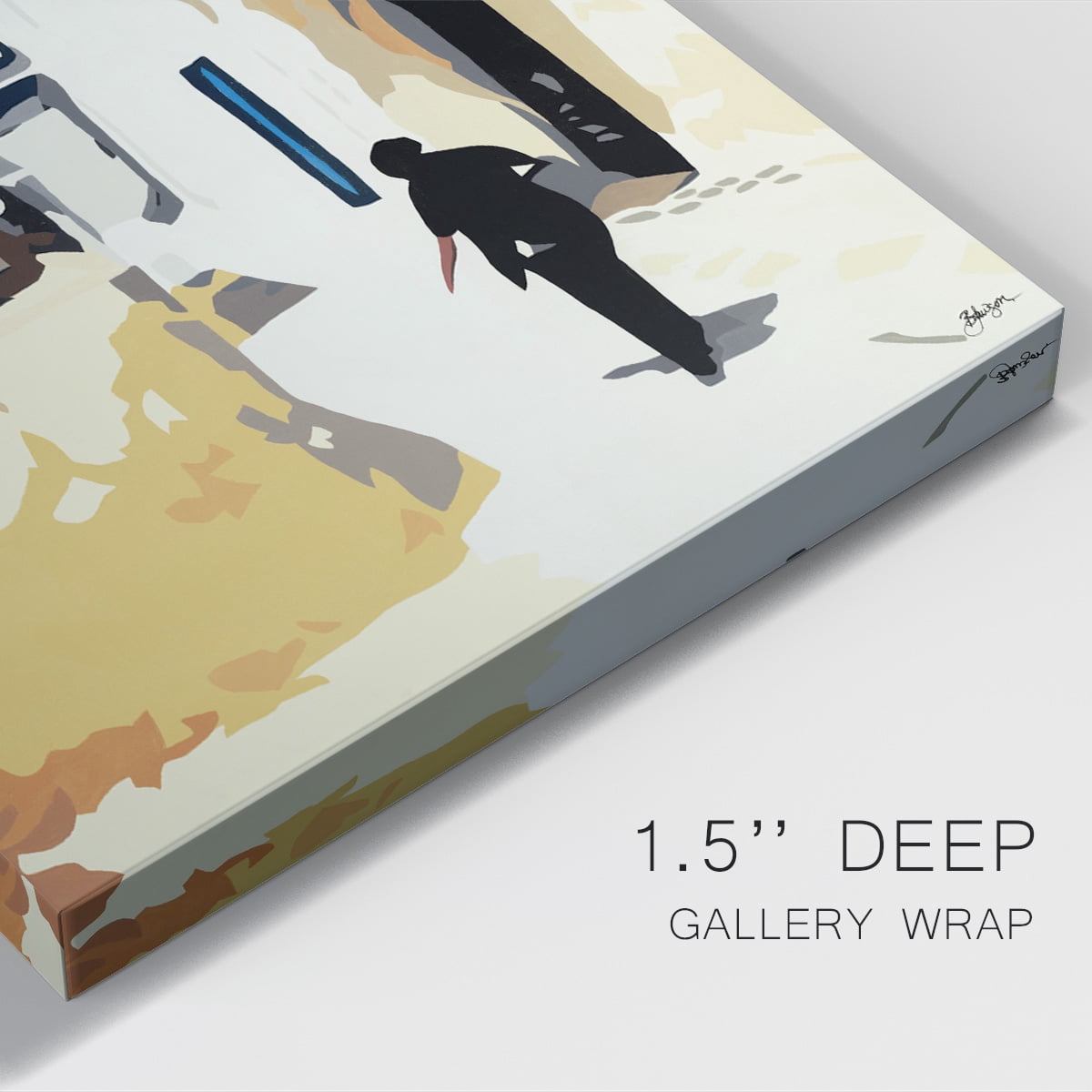 Mykonos 3 Premium Gallery Wrapped Canvas - Ready to Hang