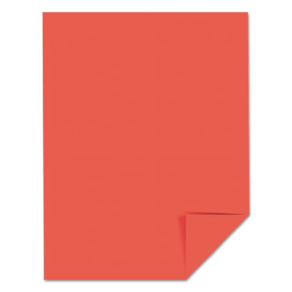 Astrobrights Color Paper, 24 lb, 8.5 x 11, Rocket Red, 500/Ream | Bundle of 5