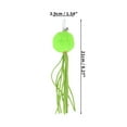 thumbnail image 2 of 2 Pcs Cat Wand Replacement Cat Wand Refill Attachments for Indoor and Outdoor Cats Green Plush Ball, 2 of 6