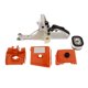 thumbnail image 4 of Accesorio de Coche Sunnimix para piezas de Moto 044 MS440 Manija trasera del tanque de combustible de gas color blanco y naranja, 4 of 7