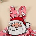 thumbnail image 3 of GYRATEDREAM Newborn Baby Girl Christmas Outfits Long Sleeve Ruffle Romper Suspender Skirt Dress Headband Cute Newborn Xmas Outfit, 3 of 7